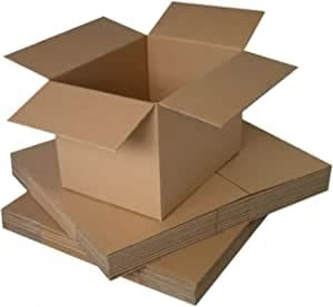 50 x Cardboard Boxes 457 x 305 x 254mm Medium Single Wall 18x12x10 Shipping Mailing Postal A3 (50)