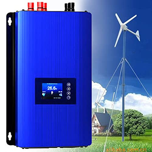 XDLYWUZIQ Der kleine Windnetz-Wechselrichter, 1000 W / 2000 W DC22-65 V / 45-90 V bis 220 V All-in-One-Wind-Hybrid-Laderegler mit LIMTER für den Heimgebrauch,2000W/45-90VDC