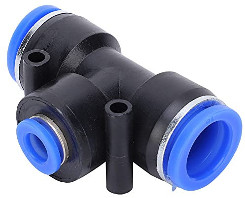 25 Pièces 16X8X16mm Pneumatique En Forme De T Connecteur De Réducteur De Tube à 3 Voies, Poussée Rapide Pour Connecter le Raccord En T Raccord De Tuyau D'air