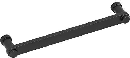 Furnipart Möbelgriff Pillar LA160 - Griff für Möbel - Beschläge Antik, Zinkdruckguss schwarz matt