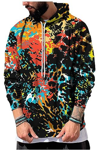 Oversized Tshirt Herren Hoodie Damen Oversize Zip Hoodie Geburtstagsgeschenk Für Männer Compression Shirt Pullover Herren Cardigan Herren Poloshirt Herren Kurzarm Funktionsshirt Herren（4-Red,M）