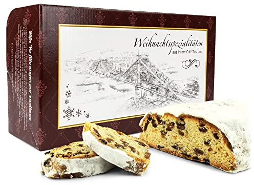 Eisold GenussManufaktur - Original Dresdner Christstollen® 1,5 kg - ausgezeichnet mit dem Qualitätssiegel/Dresdner Stollen Original/Echter Dresdner Christstollen in hochwertigem Stollenkarton