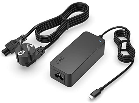 65W USB Chargeur Alimentation pour HP Elite X2 Dragonfly Spectre Chromebook X360, EliteBook Ultra 14 inch G1q Ordinateur Portable