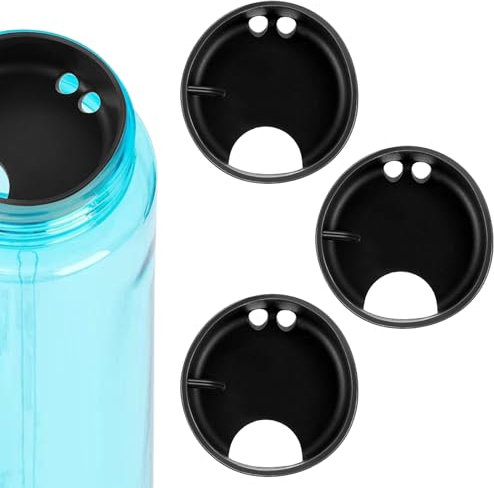 Prasacco 3 Packs Silicone Splashguard for Nalgene, Wide Mouth Splash Guard and Lid Competible with Wide Mouth Water Bottles Anti-Spill Intended Accessory for 53mm/2.08inch Water Bottles