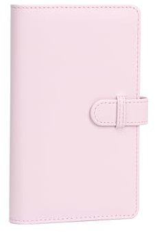 Fotoalbum mit 108 Taschen, kompatibel mit Fujifilm Instax Mini LiPlay 99 12 11 evo 40 90 70 50S 26 25 9 8+ 8 7S Kamera, Mini-Fotoalbum für 54 x 86 mm Bilder (Blüte Pink)