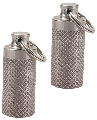 minkissy Lot de 2 Mini-boîtes de Rangement pour Pilules Conteneurs Durgence 2 Pièces