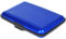 EnixwH Porte Cartes de Credit en Aluminium, Portefeuilles et Porte Carte Anti-RFID, Etui Carte Bancaire, 6 Slots pour Vos Cartes de Crédit, Etui Anti RFID, pour Hommes et Femmes (Bleu)