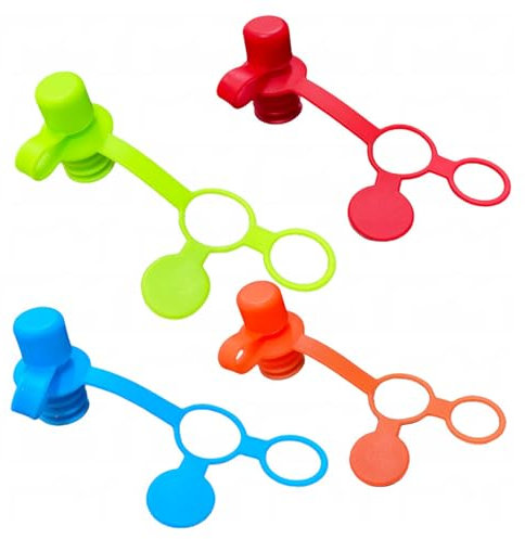 Genérico Tapones Para Botellas De Agua - Adaptador Para Vasos Infantiles,Pitorro De Silicona Multiusos Para Bebés Y Niños