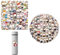110 PCS Anime Cartoon Stickers, Waterproof Vinyl Anime Stickers for Teen Water Bottle Laptop Skateboard Phone Guitar Travel Case Bike,Gift for Children Teens Adults Girl Boys