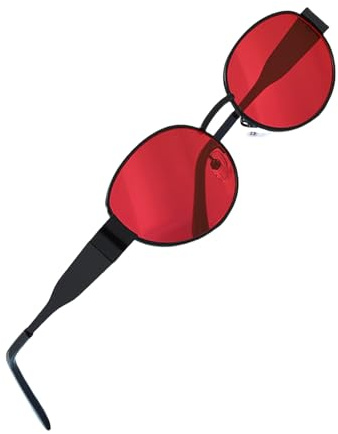 Retros Ovals Sunglass With Metal Frame Sports Cycling Protective Glasses For Fashion Lover Unisex