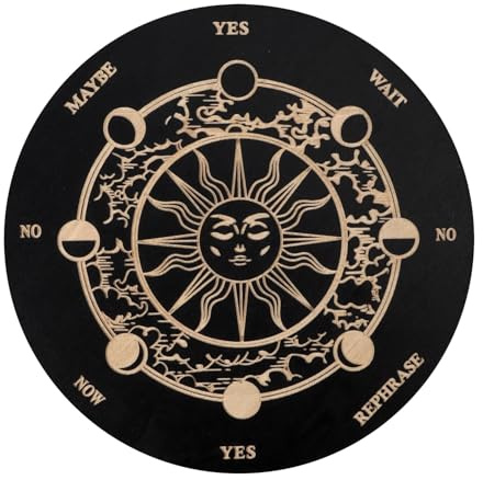 Opilroyn Spirit Board Ouija - Entscheidungshilfe Pendelplatte Dekorative