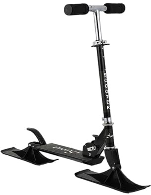 BEALIFE Kinder Scooter Ski Schlitten: Vielseitig einsetzbar für sicheren Spielspaß mit 2 Rad Kick Scooter, Ski Skateboard und Stoßdämpfung für Balancetraining.