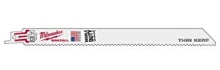 Milwaukee Lame scie Sabre Sawzall Fine 230 mm 14 Dents 5 pièces - 48005187