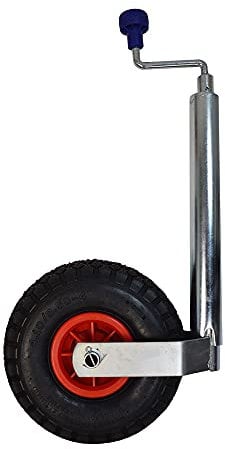 Maypole 48mm 100Kg Pneumatic Telescopic Jockey Wheel for Boat Trailers, Caravans