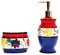 Tutti Frutti Viva Hand Painted, Scouring Brillo Pad Holder with Soap Dispenser, 89588/89 by ACK
