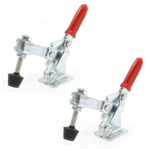 sourcing map a13092500ux0413 102B Vertikaler Schnellspanner mit rotem Handgriff, U-Form, 180 kg (2 Stück) de