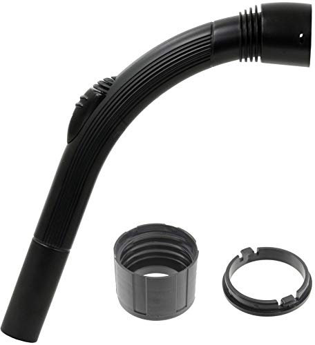 SPARES2GO Universal Vacuum Cleaner Curved End Suction Hose Handle (35mm)