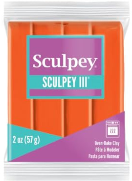 Sculpey Iii Polymer Clay 2oz-Just Orange