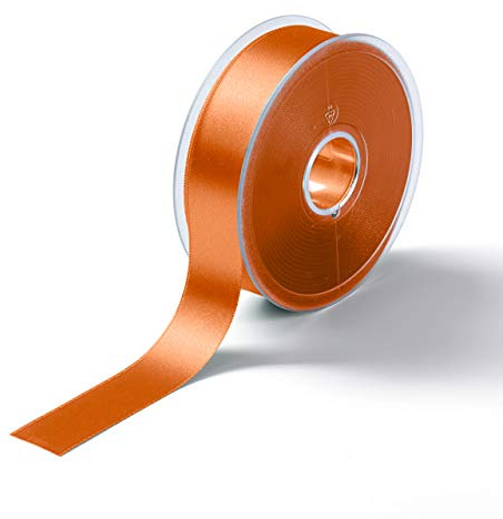 Prym Satin Ribbon 25 mm Orange, 100% Polyester