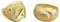 Bristol Novelty Ring im Sovereign-Stil in Gold Halloween