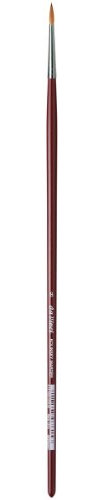 da Vinci Oil & Acrylic Series 1610 Oil Paint Brush, Round Kolinsky Red Sable, Size 8 (1610-08)