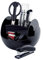 Pavo Desk Organizor Schreibtisch-Set mit Rotation, inklusiv 9-teiligem Zubehör, schwarz
