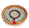Bodhi Armband Mala aus Rosenholz mit roter Quaste, 27 Perlen
