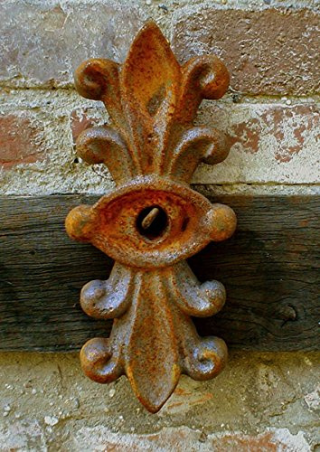 Maueranker Dekoration Pfettenanker für Fachwerk+Gartenmauer Ornament Rosette