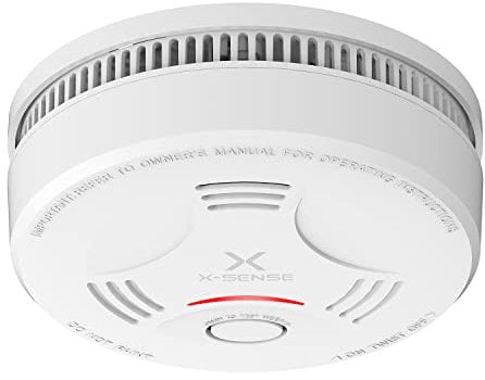 X-Sense Détecteur de Fumée avec 10 Ans de Durée de Vie de la Pile, Détecteur d'Incendie Répond à la Norme EN14604, SD11, Lot de 1