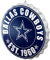 FOCO NFL Team Metal Distressed Bottle Cap Sign (Dallas Cowboys)