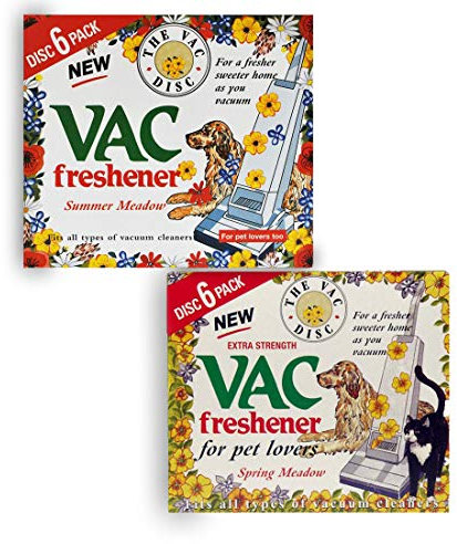Vac - Ambientador para aspiradora de primavera y verano, para amantes de las mascotas, ambientador, paquete combinado (12 discos)