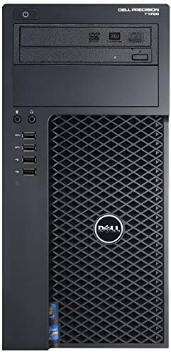 Dell Precision T1700 WorkStation PC CAD Nvidia Gaming Desktop i7 4770 16GB RAM 480GB SSD + 500GB HDD HDMI Windows 10 Pro (Renewed)