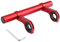 CHUER Fahrradlenker Extender, Halterung Taschenlampe Fahrradlenker Halterungen Zubehör Extender Halterung 20CM, für Fahrrad Licht, Tacho, GPS-Geräte, Sport Kamera oder Smartphones