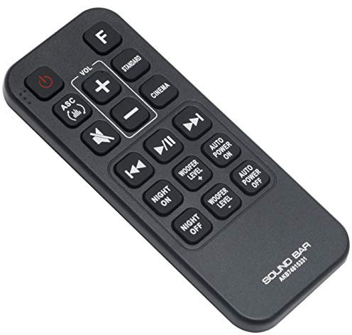 VINABTY AKB74815331 Replacement Remote Control fit for LG Soundbar Home Audio System SH3K SPH4B-W SJ3 SPJ4B-W SH4 SPH5B-W SH4D