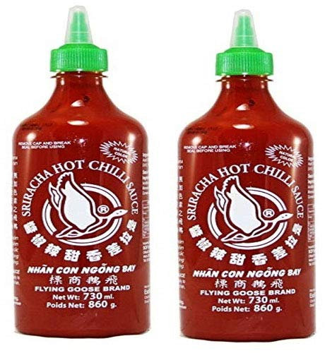 Flying Goose Sriracha Hot Chilli Sauce Pack 2 x 730 Ml