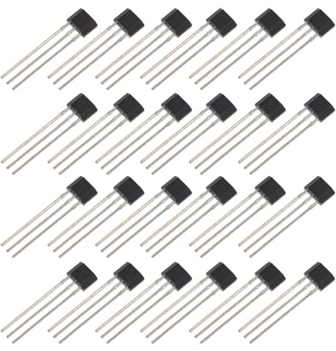 VILLCASE Hall Sensor 25 teile/los A3144 3144E OH3144E Hall Sensor Schalter TO-92UA 3 Pin SIP Halsensor - Hall-Effekt-Sensoren FüR BüRstenlose Elektromotoren