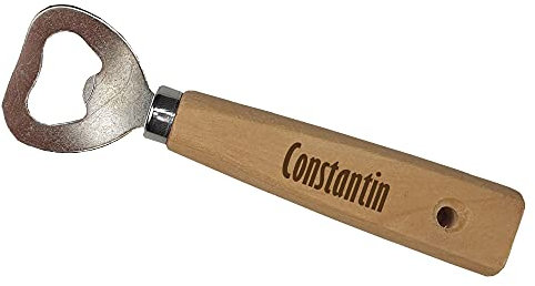 laser-diele Flaschenöffner – Bieröffner als Geschenk – Kapselheber mit Gravur – Geburtstagsgeschenke – Vatertagsgeschenk (Klassiker)