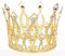 Gold Rhinestone Crown Cake Topper Birthday Party Wedding Decor Supply for Women Lady Girl Bridal Wedding Themed Baby Shower Decorations Birthday Party