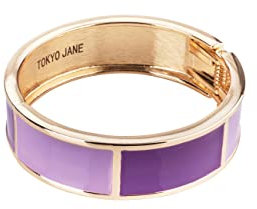 Tokyo Jane Armreif Carla Purple-Gold onesize Epoxy Paint Durchmesser 7cm Breite 2cm
