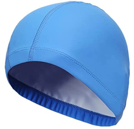 Unisex Gorro de Natación Piscina Mujer y Hombre Gorro de Piscina para Pelo Largo y Corto Gorros de Baño Impermeable Suave y Cómodo