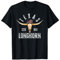 Proud of Texas Texas 1845 Vintage Longhorn Rinderrasse Fan Unisex-Erwachsene Schwarz Klein Klassisch geschnitten T-Shirt mit Kurzarm
