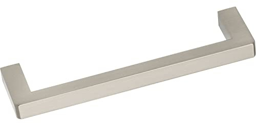 OBF 08 9413 19 Edelstahl Effekt Grimme Schrankgriff Naoise Möbelgriff, Breite 104 mm Küchengriff ZN, Lochabstand 96 mm