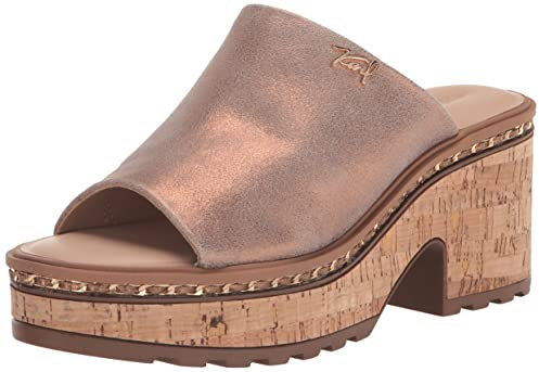 KARL LAGERFELD Damen Kl126931-lat-10 Keilsandale, Latte, 41.5 EU