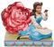 Enesco Corporation - Disney Belle Clear Resin Rose Seated 5In Figure