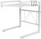 Estante de Cocina, Soporte para microondas, Ideal para Colgar Multifuncional Organizador Estantería Cocina Soporte Extensible para Microondas Estante (42 cm (40-65 cm) (Blanco-1PC)