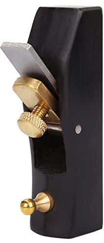 Pialla Mini in Ebano per Lavorazione del Legno, Pialla per la Cura del Legno Fai-Da-Te, Strumento di Taglio per Legno, Lavorazione di Precisione e Finitura delle Superfici (80mm)
