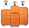 Sea choice Set de Bagages Rigide Ensemble de Bagages Trolley Voyage Léger M-L-XL Con Vanity Lot de 4 Valises Polypropylène Résistant Set 4pcs Con 4 Doubles Roues Serrure TSA YKK Zipper