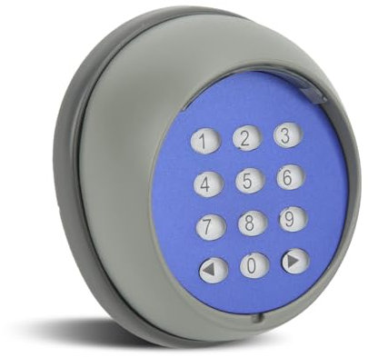 WOOXGEHM Tastiera di Controllo Accessi, Tastiera Codificata con Inserimento Automatico del Codice, Trasmettitore a 2 Canali per Il Controllo e la Sicurezza di Ingressi e Uscite di Casa