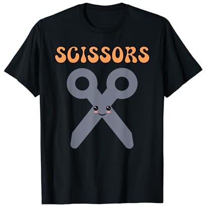 Rock Paper Scissors Lustiges passendes Halloween-Kostüm für Kinder T-Shirt