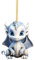 Weihnachtsdeko Drachen Baby Anhänger Anhänger Weihnachten Dackel 2D Acryl Lustige Weihnachtskugel Katze Cute Deko Christmas Ornaments Tree Decorations Weihnachtsbaum Schmukdeko Tannenbaumschmuck